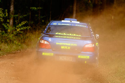 1;050605ARC;4-June-2005;ARC;Australia;Australian-Rally-Championship;Coates-Rally-Queensland;Cody-Crocker;Dale-Moscatt;Imbil;QLD;Queensland;Subaru-Impreza-WRX;Sunshine-Coast;auto;motorsport;racing