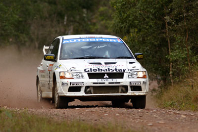 6;050605ARC;4-June-2005;ARC;Australia;Australian-Rally-Championship;Coates-Rally-Queensland;Evo-7;Imbil;Jack-Monkhouse;Mitsubishi-Lancer;Mitsubishi-Lancer-Evolution-VII;QLD;Queensland;Rebecca-Cochrane;Sunshine-Coast;auto;motorsport;racing