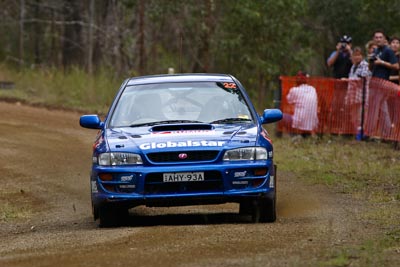 22;050605ARC;4-June-2005;ARC;Australia;Australian-Rally-Championship;Ben-Atkinson;Coates-Rally-Queensland;Imbil;QLD;Queensland;Subaru-Impreza-WRX;Sunshine-Coast;Tony-Sullens;auto;motorsport;racing