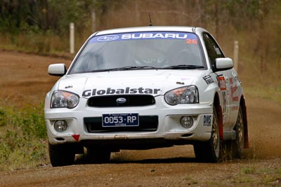 26;050605ARC;4-June-2005;ARC;Australia;Australian-Rally-Championship;Coates-Rally-Queensland;Eli-Evans;Imbil;Matt-McAdam;QLD;Queensland;Subaru-Impreza-RS;Sunshine-Coast;auto;motorsport;racing