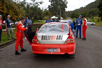 5;050605ARC;4-June-2005;ARC;Australia;Australian-Rally-Championship;Coates-Rally-Queensland;Evo-8;Glen-Weston;Imbil;Mitsubishi-Lancer;Mitsubishi-Lancer-Evolution-VIII;QLD;Queensland;RalliArt;Scott-Pedder;Sunshine-Coast;auto;motorsport;racing