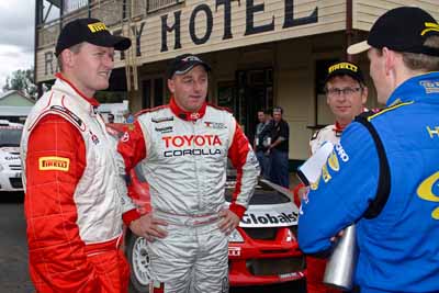 050605ARC;4-June-2005;ARC;Australia;Australian-Rally-Championship;Coates-Rally-Queensland;Dean-Herridge;Glen-Weston;Imbil;QLD;Queensland;Scott-Pedder;Simon-Evans;Sunshine-Coast;auto;motorsport;portrait;racing