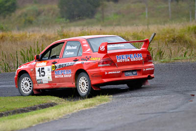 15;050605ARC;4-June-2005;ARC;Australia;Australian-Rally-Championship;Coates-Rally-Queensland;Evo-7;Imbil;Jo-Cadman;John-Mitchell;Mitsubishi-Lancer;Mitsubishi-Lancer-Evolution-VII;QLD;Queensland;Sunshine-Coast;auto;motorsport;racing