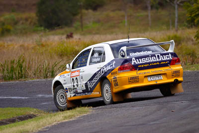 23;050605ARC;4-June-2005;ARC;Australia;Australian-Rally-Championship;Coates-Rally-Queensland;David-Callaghan;David-Hills;Evo-7;Imbil;Mitsubishi-Lancer;Mitsubishi-Lancer-Evolution-VII;QLD;Queensland;Sunshine-Coast;auto;motorsport;racing