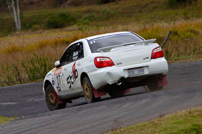 27;050605ARC;4-June-2005;ARC;Australia;Australian-Rally-Championship;Coates-Rally-Queensland;Gavin-Mosher;Imbil;QLD;Queensland;Rita-Thompson;Subaru-Impreza-RS;Sunshine-Coast;auto;motorsport;racing