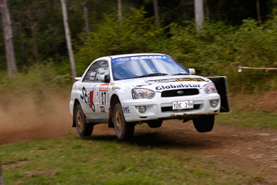 27;050605ARC;4-June-2005;ARC;Australia;Australian-Rally-Championship;Coates-Rally-Queensland;Gavin-Mosher;Imbil;QLD;Queensland;Rita-Thompson;Subaru-Impreza-RS;Sunshine-Coast;auto;motorsport;racing