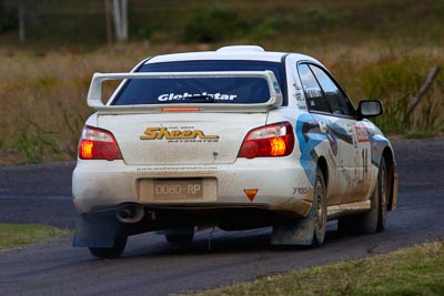 14;050605ARC;4-June-2005;ARC;Andrew-Pannam;Australia;Australian-Rally-Championship;Coates-Rally-Queensland;Darryl-Judd;Imbil;QLD;Queensland;Subaru-Impreza-WRX-STI;Sunshine-Coast;auto;motorsport;racing