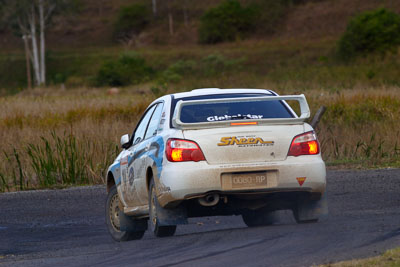 14;050605ARC;4-June-2005;ARC;Andrew-Pannam;Australia;Australian-Rally-Championship;Coates-Rally-Queensland;Darryl-Judd;Imbil;QLD;Queensland;Subaru-Impreza-WRX-STI;Sunshine-Coast;auto;motorsport;racing