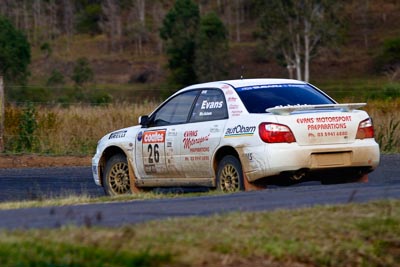 26;050605ARC;4-June-2005;ARC;Australia;Australian-Rally-Championship;Coates-Rally-Queensland;Eli-Evans;Imbil;Matt-McAdam;QLD;Queensland;Subaru-Impreza-RS;Sunshine-Coast;auto;motorsport;racing