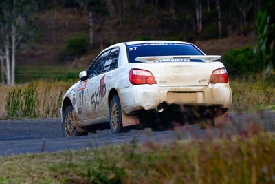 27;050605ARC;4-June-2005;ARC;Australia;Australian-Rally-Championship;Coates-Rally-Queensland;Gavin-Mosher;Imbil;QLD;Queensland;Rita-Thompson;Subaru-Impreza-RS;Sunshine-Coast;auto;motorsport;racing