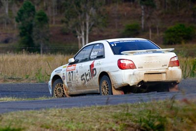 27;050605ARC;4-June-2005;ARC;Australia;Australian-Rally-Championship;Coates-Rally-Queensland;Gavin-Mosher;Imbil;QLD;Queensland;Rita-Thompson;Subaru-Impreza-RS;Sunshine-Coast;auto;motorsport;racing