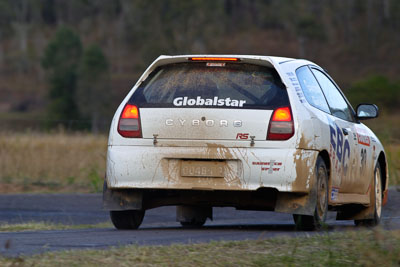 30;050605ARC;4-June-2005;ARC;Australia;Australian-Rally-Championship;Coates-Rally-Queensland;Imbil;Ken-Garrioch;Leigh-Garrioch;Mitsubishi-Mirage-Cyborg;QLD;Queensland;Sunshine-Coast;auto;motorsport;racing