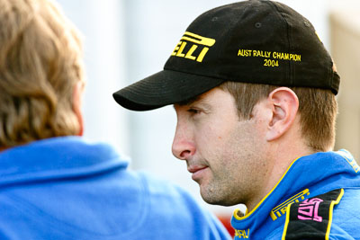 4-June-2005;ARC;Australia;Australian-Rally-Championship;Coates-Rally-Queensland;Cody-Crocker;Imbil;QLD;Queensland;Sunshine-Coast;Topshot;auto;cap;hat;motorsport;portrait;racing