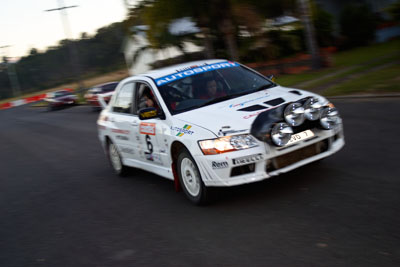 6;050605ARC;4-June-2005;ARC;Australia;Australian-Rally-Championship;Coates-Rally-Queensland;Evo-7;Imbil;Jack-Monkhouse;Mitsubishi-Lancer;Mitsubishi-Lancer-Evolution-VII;QLD;Queensland;Rebecca-Cochrane;Sunshine-Coast;auto;motion-blur;motorsport;movement;racing;wide-angle