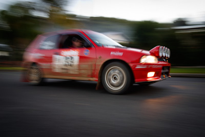 33;4-June-2005;ARC;Australia;Australian-Rally-Championship;Coates-Rally-Queensland;Daihatsu-Charade;Elysia-Kruper;Imbil;QLD;Queensland;Simon-Jansen;Sunshine-Coast;Topshot;auto;motion-blur;motorsport;movement;racing;wide-angle