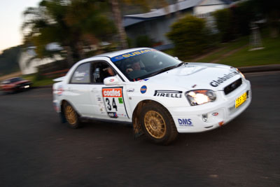 34;050605ARC;4-June-2005;ARC;Australia;Australian-Rally-Championship;Coates-Rally-Queensland;Imbil;Jim-Gleeson;Mark-Beard;QLD;Queensland;Subaru-Impreza-RS;Sunshine-Coast;auto;motion-blur;motorsport;movement;racing;wide-angle