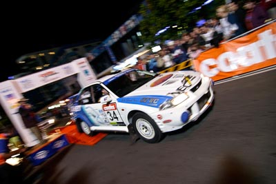 34;16-June-2006;Australia;Evo-6;Mitsubishi-Lancer;Mitsubishi-Lancer-Evolution-VI-RS;Mooloolaba;QLD;QRC;Queensland;Steven-Shepheard;Sunshine-Coast;Tom-Smith;atmosphere;auto;ceremonial-start;motorsport;movement;night;racing;speed;wide-angle