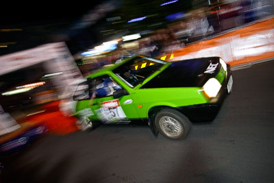 57;16-June-2006;Australia;Greg-Latham;Lada-Samara;Mooloolaba;Nathan-Long;QLD;QRC;Queensland;Sunshine-Coast;atmosphere;auto;ceremonial-start;motorsport;movement;night;racing;speed;wide-angle