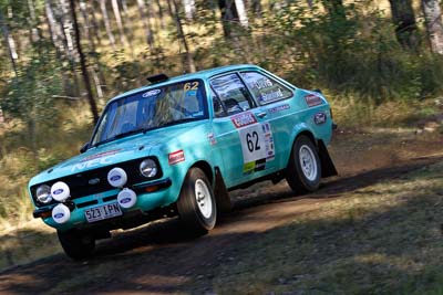 62;17-June-2006;1976-Ford-Escort;Allen-Davis;Australia;Classic-Invitational;Imbil;Off‒Road;Peter-Stanford;QLD;Queensland;Rally-Queensland;Sunshine-Coast;auto;gravel;motorsport;racing;telephoto