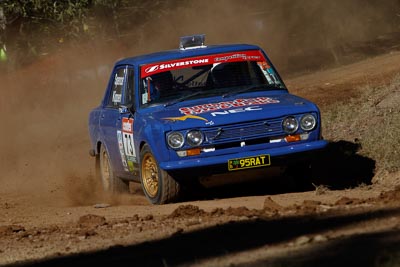 73;17-June-2006;1971-Datsun-1600;Australia;Classic-Invitational;Imbil;John-Spencer;Off‒Road;QLD;Queensland;Rally-Queensland;Steve-Kippen;Sunshine-Coast;auto;gravel;motorsport;racing;telephoto