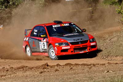 9;17-June-2006;ARC;Australia;Australian-Rally-Championship;Evo-9;Glen-Weston;Imbil;Mitsubishi-Lancer;Mitsubishi-Lancer-Evolution-IX;Mitsubishi-Team-RalliArt;Off‒Road;QLD;Queensland;Scott-Pedder;Sunshine-Coast;auto;motorsport;racing;telephoto