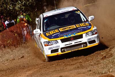 16;17-June-2006;ARC;Australia;Australian-Rally-Championship;David-Callaghan;David-Hills;Evo-7;Imbil;Mitsubishi-Lancer;Mitsubishi-Lancer-Evolution-VII;Off‒Road;QLD;Queensland;Sunshine-Coast;auto;motorsport;racing;telephoto