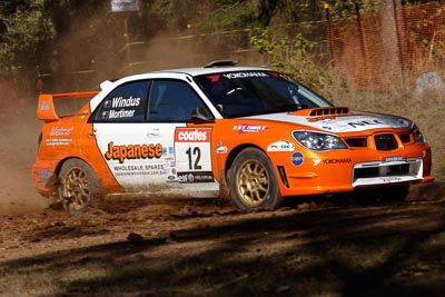 12;17-June-2006;ARC;Australia;Australian-Rally-Championship;Darren-Windus;Imbil;Jonathon-Mortimer;Off‒Road;QLD;Queensland;Subaru-Impreza-WRX;Sunshine-Coast;auto;motorsport;racing;telephoto