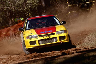 5;17-June-2006;ARC;Australia;Australian-Rally-Championship;Dale-Moscatt;Evo-3;Imbil;Kelvin-Croker;Mitsubishi-Lancer;Mitsubishi-Lancer-Evolution-III;Off‒Road;QLD;Queensland;Sunshine-Coast;auto;motorsport;racing;telephoto