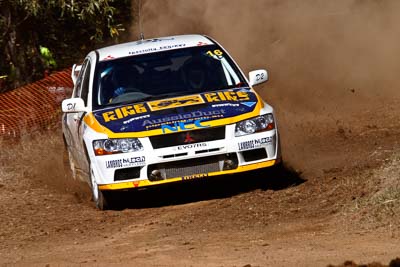 16;17-June-2006;ARC;Australia;Australian-Rally-Championship;David-Callaghan;David-Hills;Evo-7;Imbil;Mitsubishi-Lancer;Mitsubishi-Lancer-Evolution-VII;Off‒Road;QLD;Queensland;Sunshine-Coast;auto;motorsport;racing;telephoto