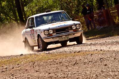 35;17-June-2006;Australia;Datsun-H510;Imbil;Off‒Road;QLD;QRC;Queensland;Queensland-Rally-Championship;Ron-Peters;Sunshine-Coast;Wayne-Johnston;auto;motorsport;racing;telephoto