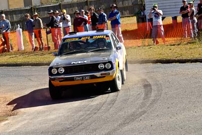 72;17-June-2006;1975-Datsun-240K-GT;Australia;Classic-Invitational;Dave-Gaines;Imbil;Nikki-Doyle;QLD;Queensland;Rally-Queensland;Sunshine-Coast;auto;motorsport;racing;tarmac;telephoto