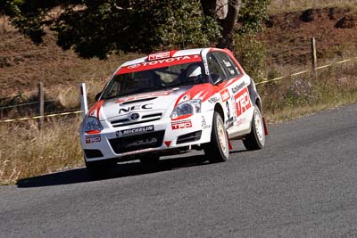 3;17-June-2006;ARC;Australia;Australian-Rally-Championship;Coral-Taylor;Imbil;Neal-Bates;QLD;Queensland;Sunshine-Coast;Team-TRD;Toyota-Corolla-Sportivo;auto;motorsport;racing;tarmac;telephoto