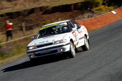 30;17-June-2006;ARC;Australia;Australian-Rally-Championship;Daniel-Willson;Imbil;Mitchell-Hall;QLD;Queensland;Subaru-Liberty-RS;Sunshine-Coast;auto;motorsport;racing;tarmac;telephoto