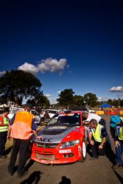 9;17-June-2006;ARC;Australia;Australian-Rally-Championship;Evo-9;Glen-Weston;Imbil;Mitsubishi-Lancer;Mitsubishi-Lancer-Evolution-IX;Mitsubishi-Team-RalliArt;QLD;Queensland;Scott-Pedder;Sunshine-Coast;auto;clouds;motorsport;racing;sky;tarmac;wide-angle