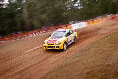 5;17-June-2006;ARC;Australia;Australian-Rally-Championship;Dale-Moscatt;Evo-3;Imbil;Kelvin-Croker;Mitsubishi-Lancer;Mitsubishi-Lancer-Evolution-III;Off‒Road;QLD;Queensland;Sunshine-Coast;auto;motorsport;movement;racing;speed;wide-angle