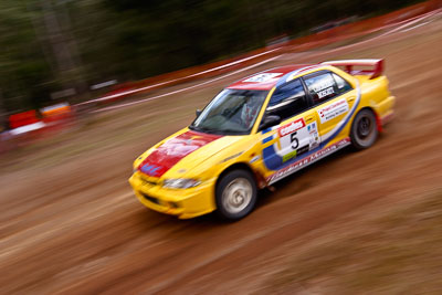 5;17-June-2006;ARC;Australia;Australian-Rally-Championship;Dale-Moscatt;Evo-3;Imbil;Kelvin-Croker;Mitsubishi-Lancer;Mitsubishi-Lancer-Evolution-III;Off‒Road;QLD;Queensland;Sunshine-Coast;auto;motorsport;movement;racing;speed;wide-angle