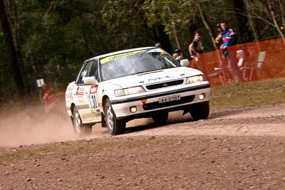 30;17-June-2006;ARC;Australia;Australian-Rally-Championship;Daniel-Willson;Imbil;Mitchell-Hall;Off‒Road;QLD;Queensland;Subaru-Liberty-RS;Sunshine-Coast;auto;motorsport;racing;telephoto