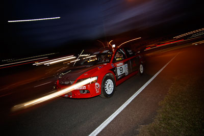 9;17-June-2006;ARC;Australia;Australian-Rally-Championship;Evo-9;Glen-Weston;Imbil;Mitsubishi-Lancer;Mitsubishi-Lancer-Evolution-IX;Mitsubishi-Team-RalliArt;QLD;Queensland;Scott-Pedder;Sunshine-Coast;auto;motorsport;movement;night;racing;speed;twilight;wide-angle