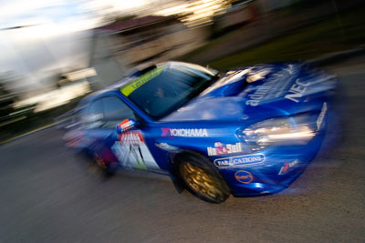 17;18-June-2006;ARC;Australia;Australian-Rally-Championship;Imbil;QLD;Queensland;Subaru-Impreza-WRX;Sunshine-Coast;Toni-Feaver;Will-Orders;auto;motorsport;movement;racing;speed;wide-angle