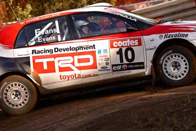 10;18-June-2006;ARC;Australia;Australian-Rally-Championship;Imbil;Off‒Road;QLD;Queensland;Simon-Evans;Sue-Evans;Sunshine-Coast;Team-TRD;Toyota-Corolla-Sportivo;auto;motorsport;racing;telephoto