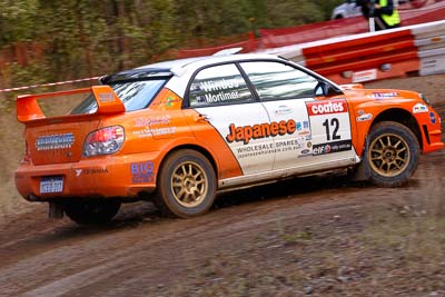 12;18-June-2006;ARC;Australia;Australian-Rally-Championship;Darren-Windus;Imbil;Jonathon-Mortimer;Off‒Road;QLD;Queensland;Subaru-Impreza-WRX;Sunshine-Coast;auto;motorsport;racing;telephoto