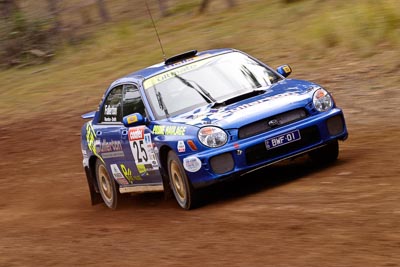 25;18-June-2006;ARC;Australia;Australian-Rally-Championship;Bruce-Fullerton;Hugh-Reardon‒Smith;Imbil;Off‒Road;QLD;QRC;Queensland;Queensland-Rally-Championship;Subaru-Impreza-WRX;Sunshine-Coast;auto;motorsport;movement;racing;speed;telephoto