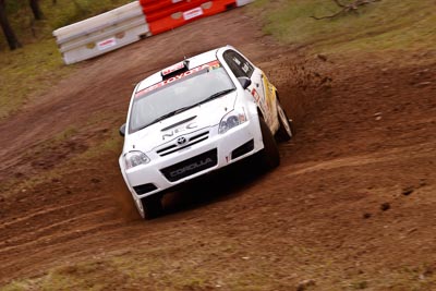 19;18-June-2006;ARC;Anthony-McLoughlin;Australia;Australian-Rally-Championship;Imbil;Off‒Road;QLD;Queensland;Stewart-Reid;Sunshine-Coast;Toyota-Corolla-Sportivo;auto;motorsport;movement;racing;speed;telephoto