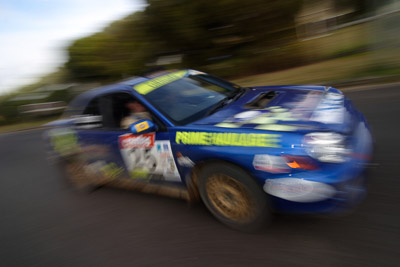 25;18-June-2006;ARC;Australia;Australian-Rally-Championship;Bruce-Fullerton;Hugh-Reardon‒Smith;Imbil;QLD;QRC;Queensland;Queensland-Rally-Championship;Subaru-Impreza-WRX;Sunshine-Coast;auto;motorsport;movement;racing;service-park;speed;wide-angle