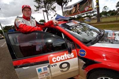 9;18-June-2006;ARC;Australia;Australian-Rally-Championship;Evo-9;Glen-Weston;Imbil;Mitsubishi-Lancer;Mitsubishi-Lancer-Evolution-IX;Mitsubishi-Team-RalliArt;QLD;Queensland;Scott-Pedder;Sunshine-Coast;auto;motorsport;racing;service-park;wide-angle