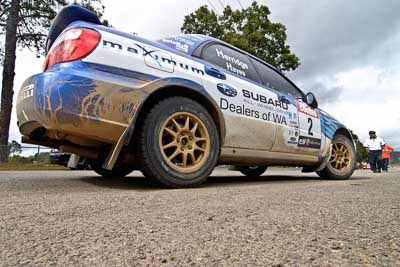 2;18-June-2006;ARC;Australia;Australian-Rally-Championship;Bill-Hayes;Dean-Herridge;Imbil;Maximum-Motorsport;QLD;Queensland;Subaru-Impreza-WRX;Sunshine-Coast;auto;motorsport;racing;service-park;wide-angle