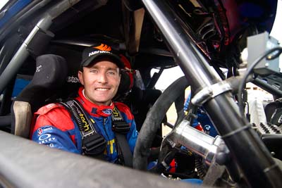 4;18-June-2006;ARC;Australia;Australian-Rally-Championship;Ford-Focus;Imbil;Michael-Guest;Pirtek-Rally-Team-Ford;QLD;Queensland;Sunshine-Coast;atmosphere;auto;in‒car;motorsport;portrait;racing;service-park;wide-angle