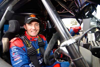 4;18-June-2006;ARC;Australia;Australian-Rally-Championship;Ford-Focus;Imbil;Michael-Guest;Pirtek-Rally-Team-Ford;QLD;Queensland;Sunshine-Coast;atmosphere;auto;in‒car;motorsport;movement;portrait;racing;service-park;speed;wide-angle