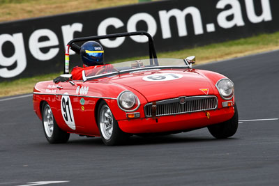 91;1970-MGB-Roadster;21-March-2008;Australia;Bathurst;FOSC;Festival-of-Sporting-Cars;Group-S;Mt-Panorama;NSW;New-South-Wales;Steve-Dunne‒Contant;auto;motorsport;racing;super-telephoto