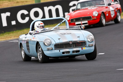 99;1963-MGB;21-March-2008;Australia;Bathurst;FOSC;Festival-of-Sporting-Cars;Group-S;Ken-Price;Mt-Panorama;NSW;New-South-Wales;auto;motorsport;racing;super-telephoto